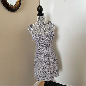 Shein Blue Mini Floral Summer Dress